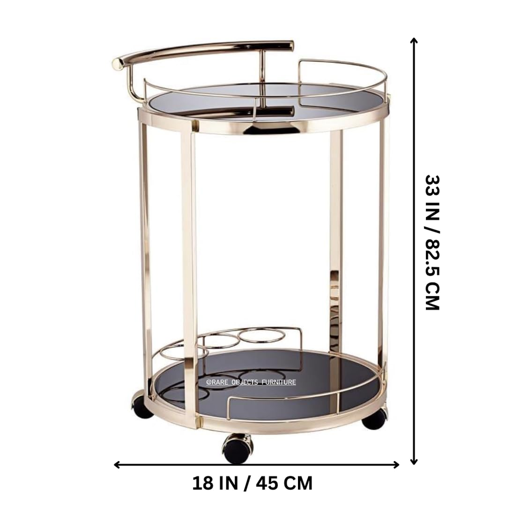 Classic Oval Miami Serving Cart