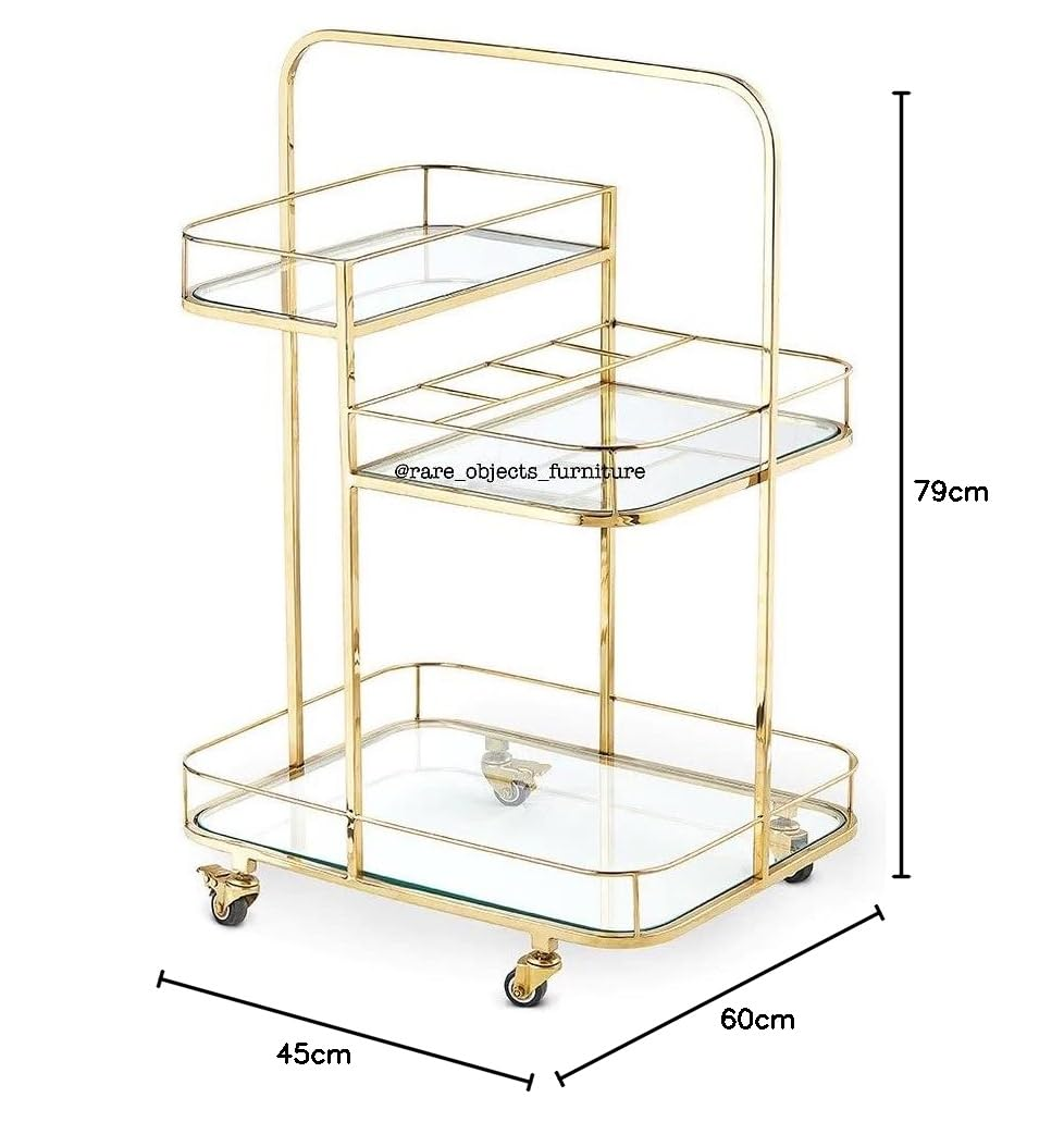 Rare Objects Retro-Urban Serving Trolley On Wheels