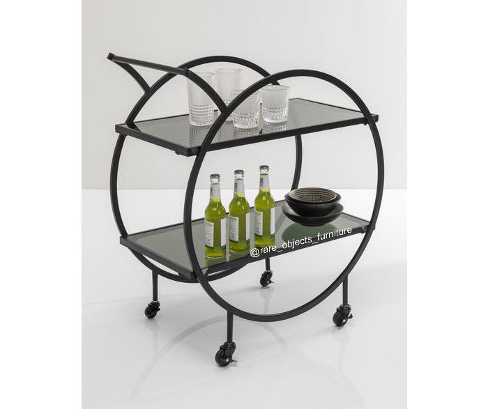 Round Drink Cart/ Serving Trolley