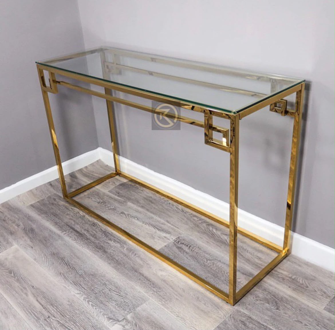 Rare Objects Exclusive Vintage Gold Console Table