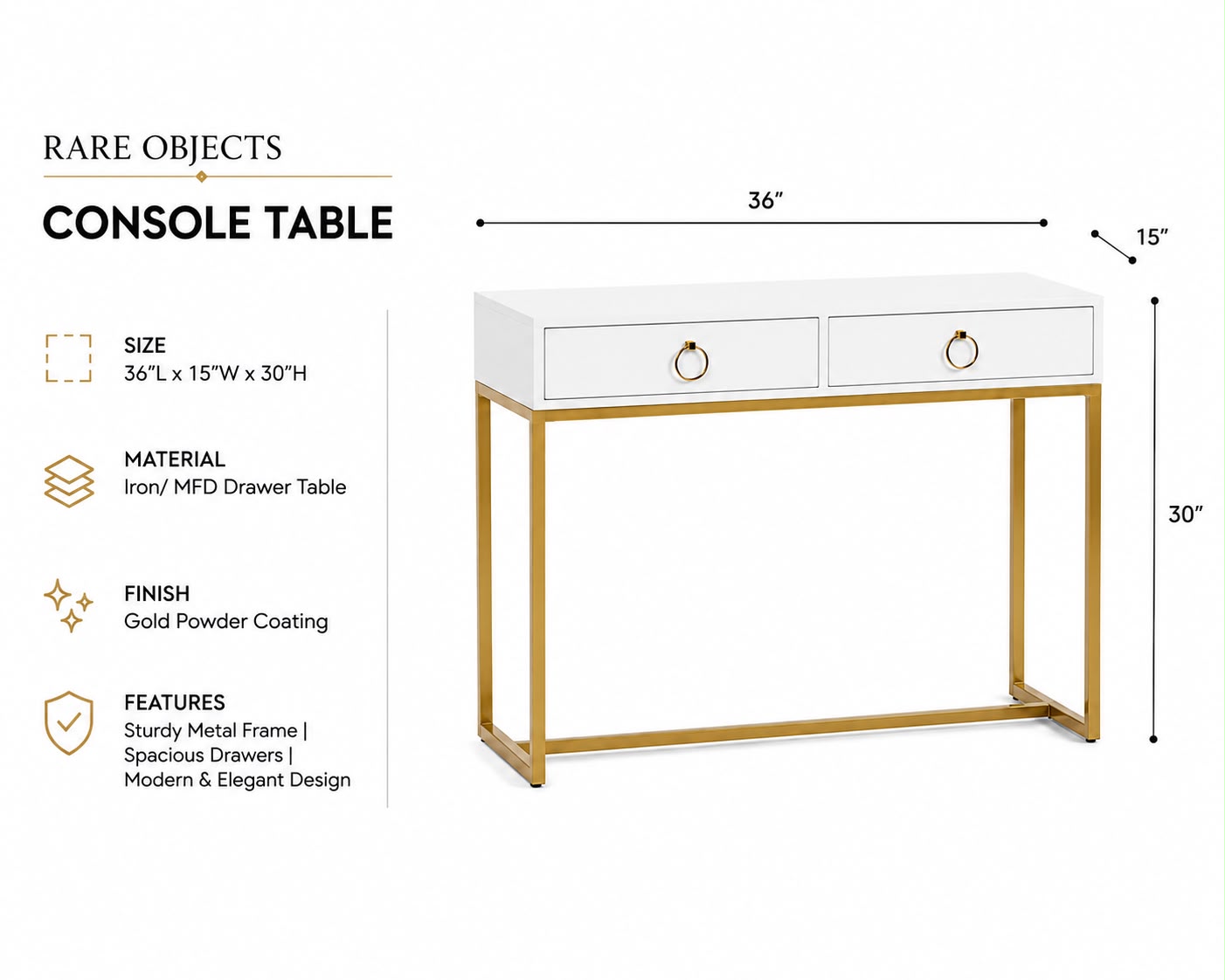 Classic Sigma Console Table
